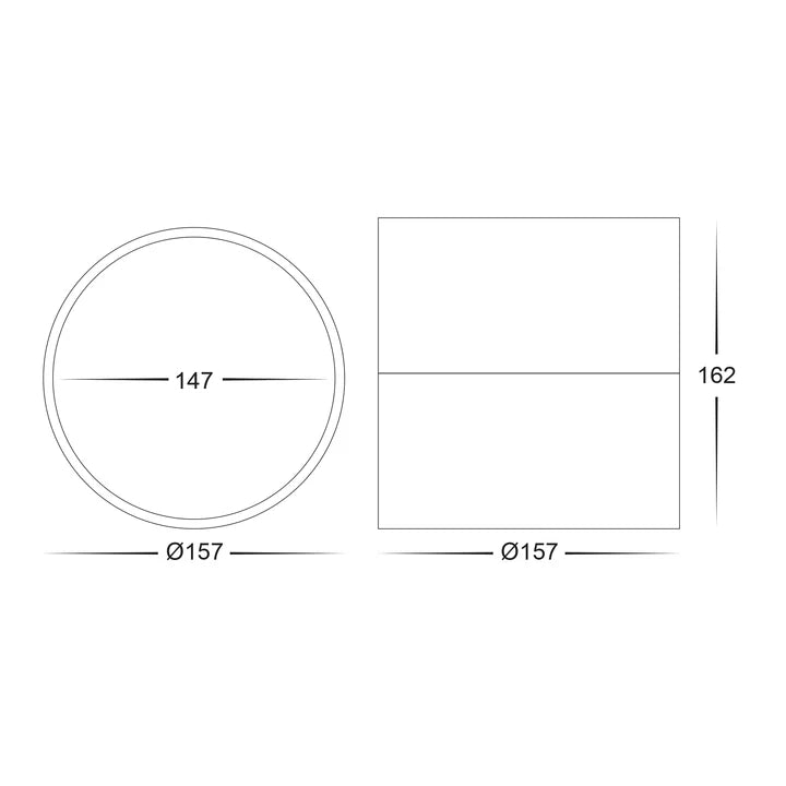 Nella 18w Surface Mounted LED Downlight with Extension
